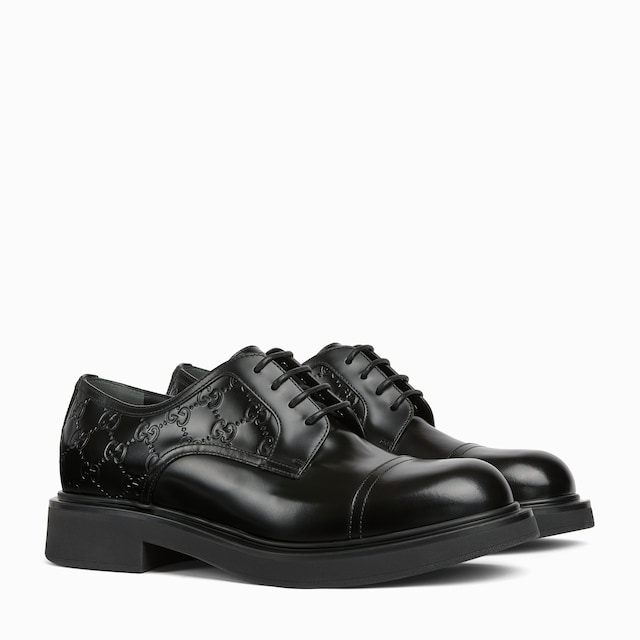 Men's lace-up shoe with GG detail