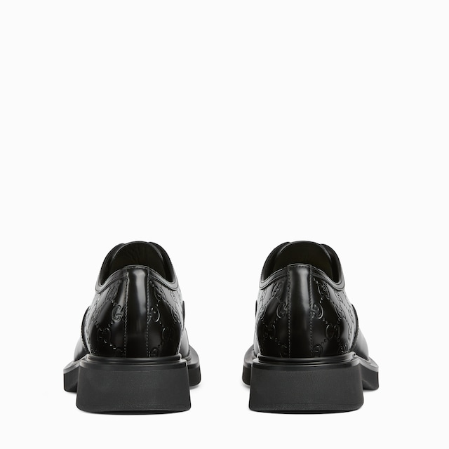 Men's lace-up shoe with GG detail