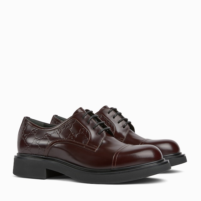 Men's lace-up shoe with GG detail