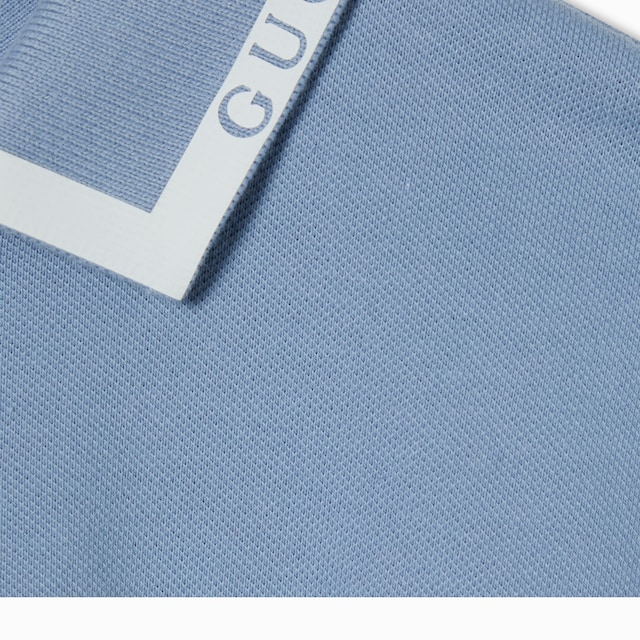 Children's printed cotton polo shirt