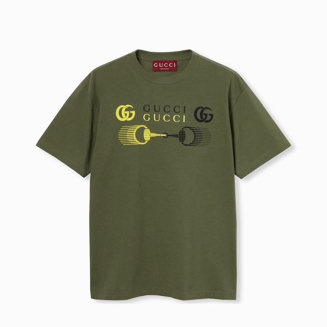 Printed cotton jersey T-shirt