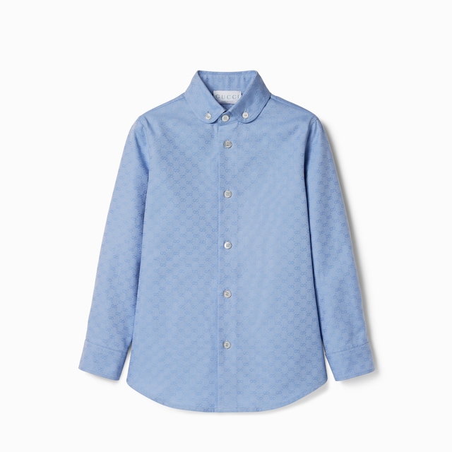 Children's Oxford cotton GG shirt