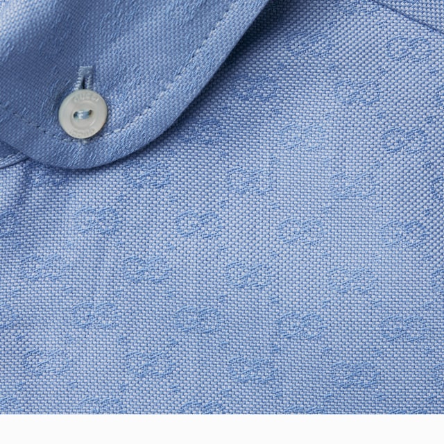 Children's Oxford cotton GG shirt