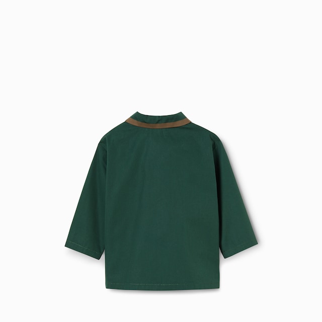 Baby cotton poplin overshirt
