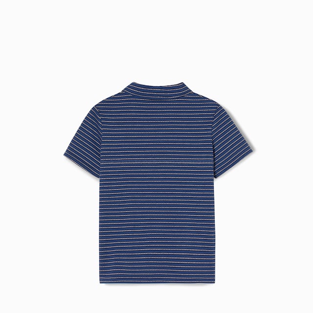 Children's cotton jersey polo shirt