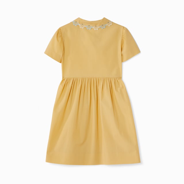 Children's embroidered cotton dress