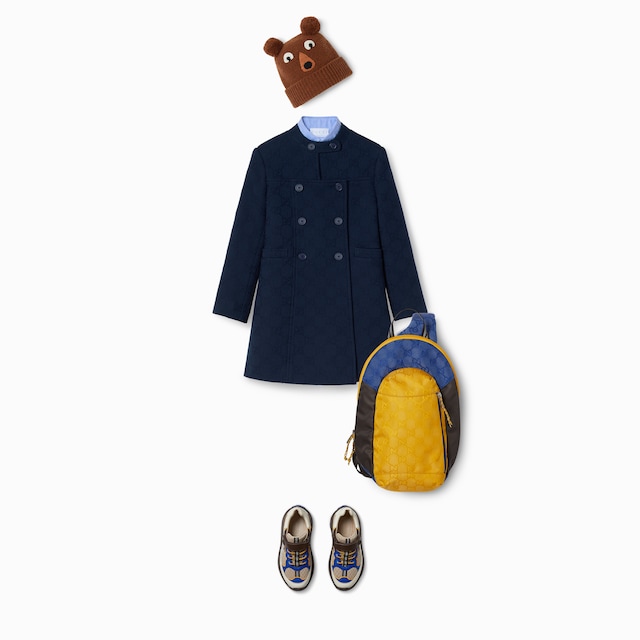 Children's GG wool coat