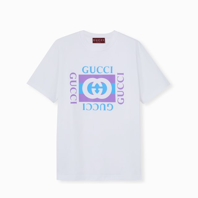 Cotton jersey T-shirt with print