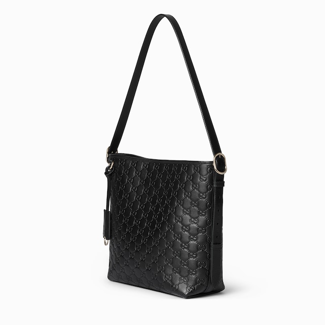 GUCCI ショルダーバッグ　黒　メンズ　レディース　ホーボー　ハーフムーン GUCCI - 【美品】グッチ【GUCCI】グッチプリント ハーフムーン