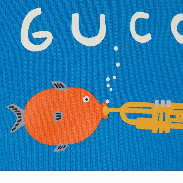 Baby cotton sweatshirt with print
