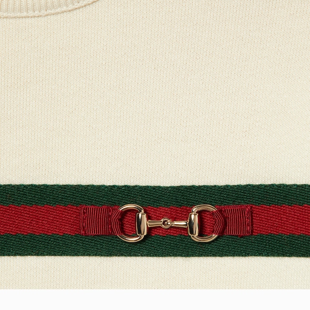 Baby cotton sweatshirt with Web