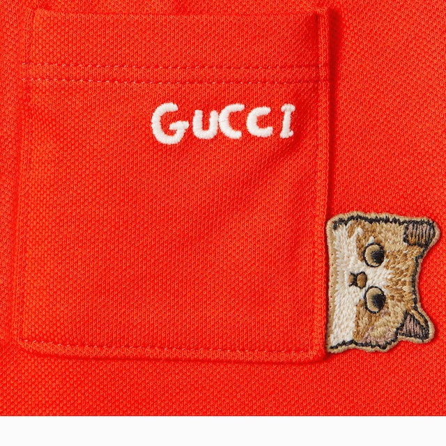 Baby embroidered cotton shorts