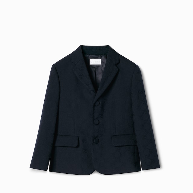 Children's cotton velvet jacket in black | GUCCI® US