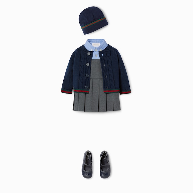 Baby Oxford cotton GG shirt