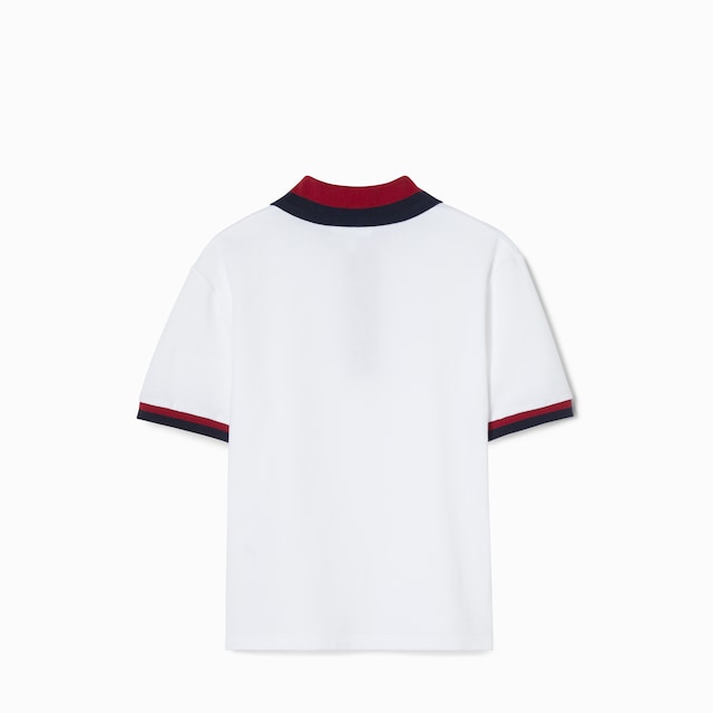 Children's cotton polo shirt