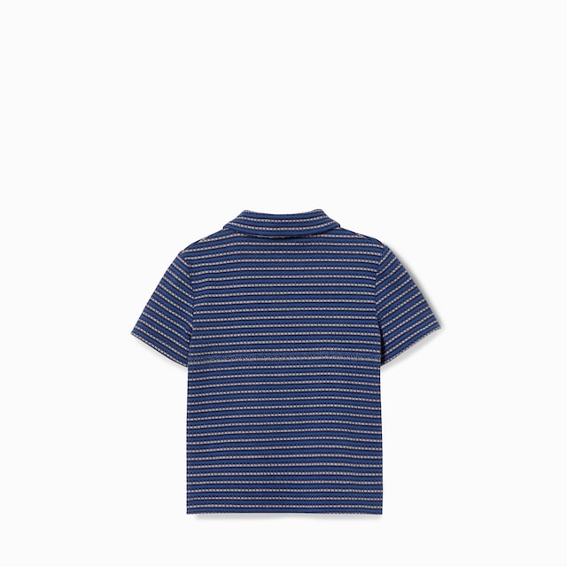 Baby cotton jersey polo shirt