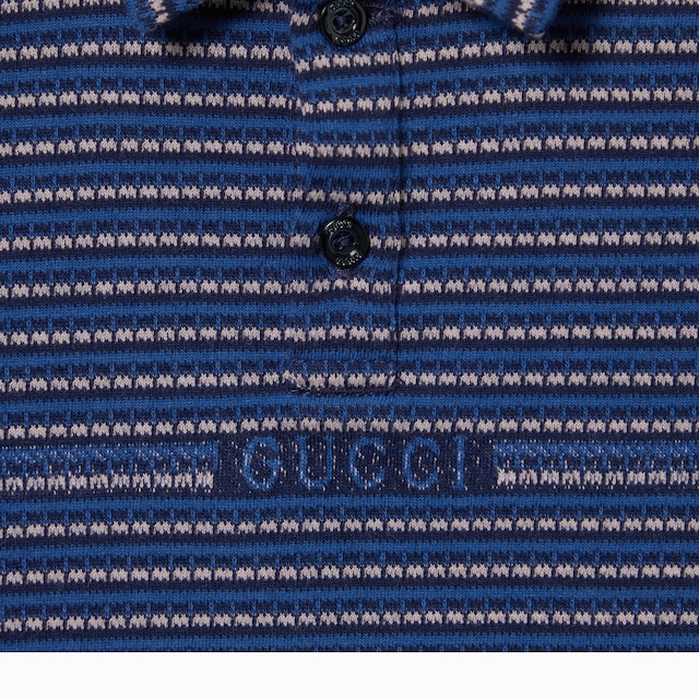 Baby cotton jersey polo shirt