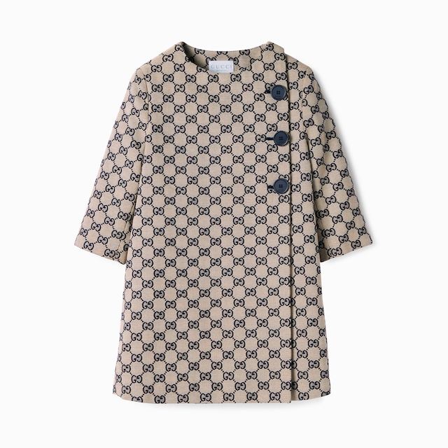 Children's GG canvas coat