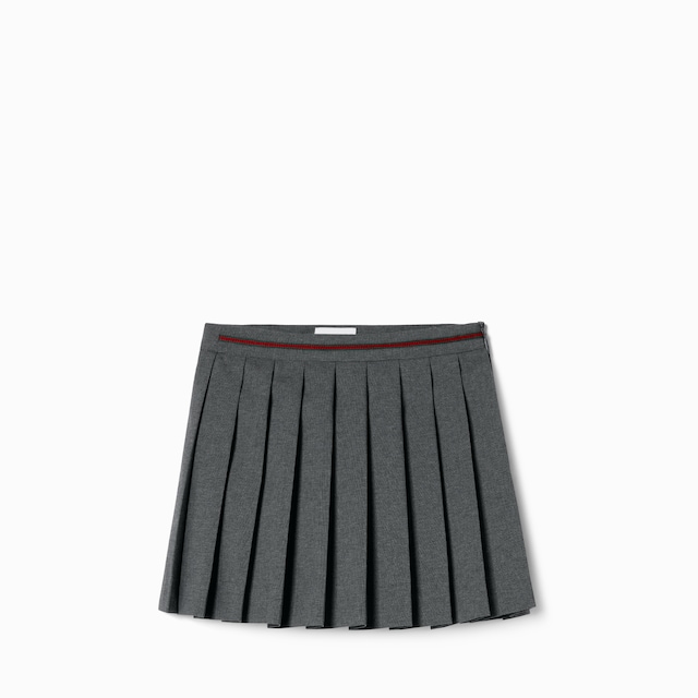 Children's wool skirt with embroidery