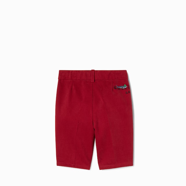Baby cotton pants with print