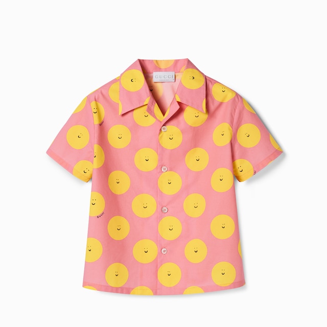Children's printed cotton shirt