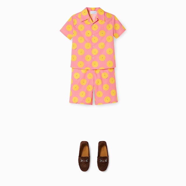 Children's printed cotton shirt