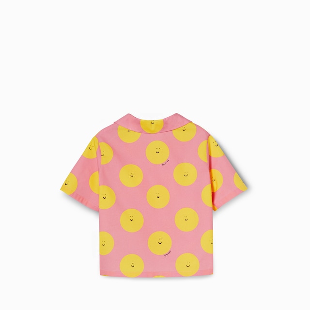 GUCCI 赤ちゃん用Tシャツ　サイズ12ヶ月〜18ヶ月 Children's cotton T-shirt with Gucci logo in white cotton