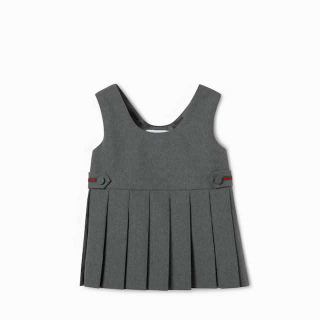 Baby wool dress with Web