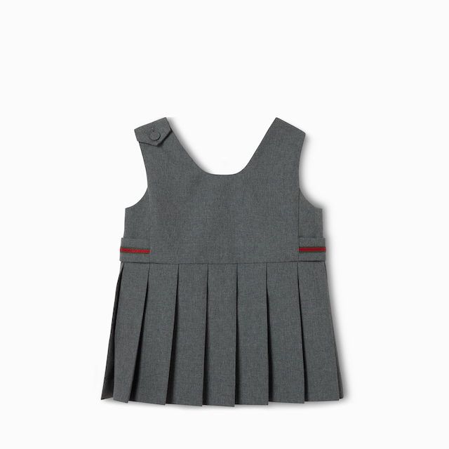 Baby wool dress with Web