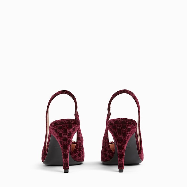 Women's slingback pump with Horsebit