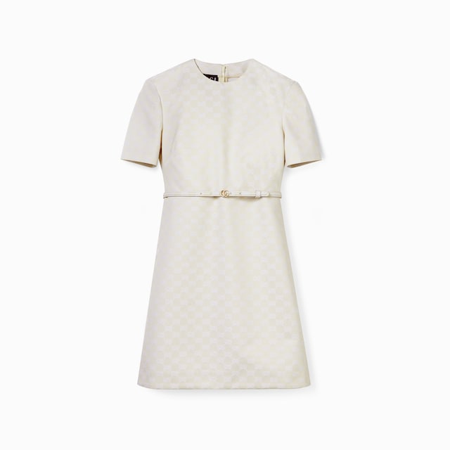 GUCCI グッチ ワンピース ピンクx水色x白等 M 4103624E0591 ピンク系 GUCCI(グッチ) ワンピース(レディース) - 海外通販のBUYMA
