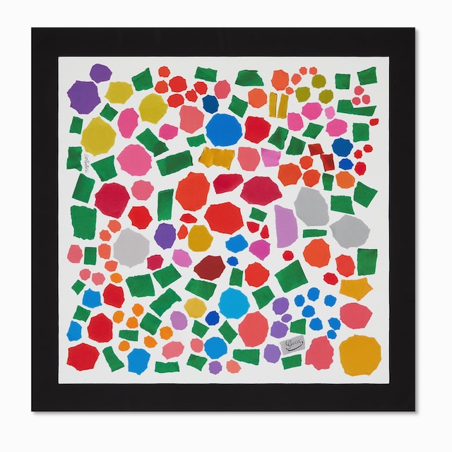 90 x 90 project printed silk carré
