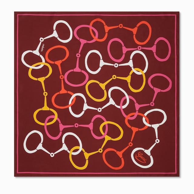 90 x 90 project printed silk carré