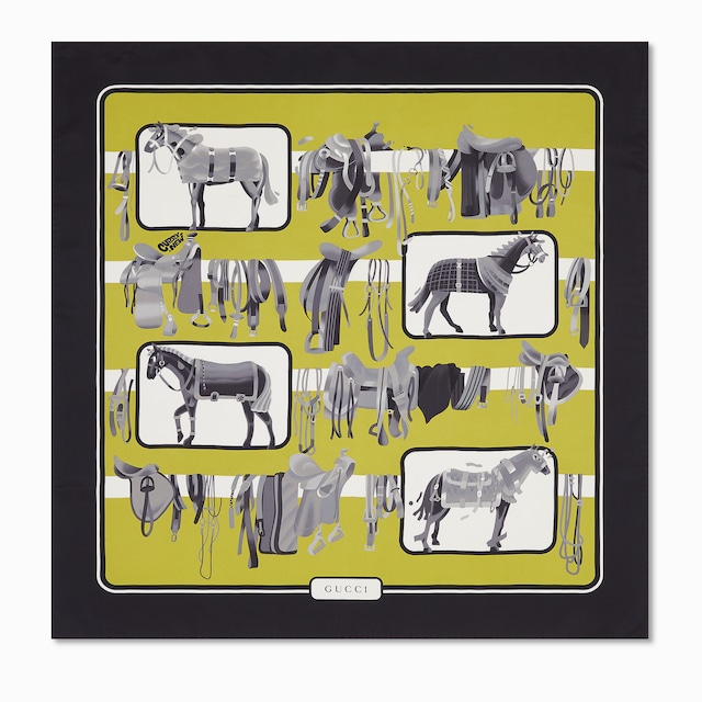 90 x 90 project printed silk carré