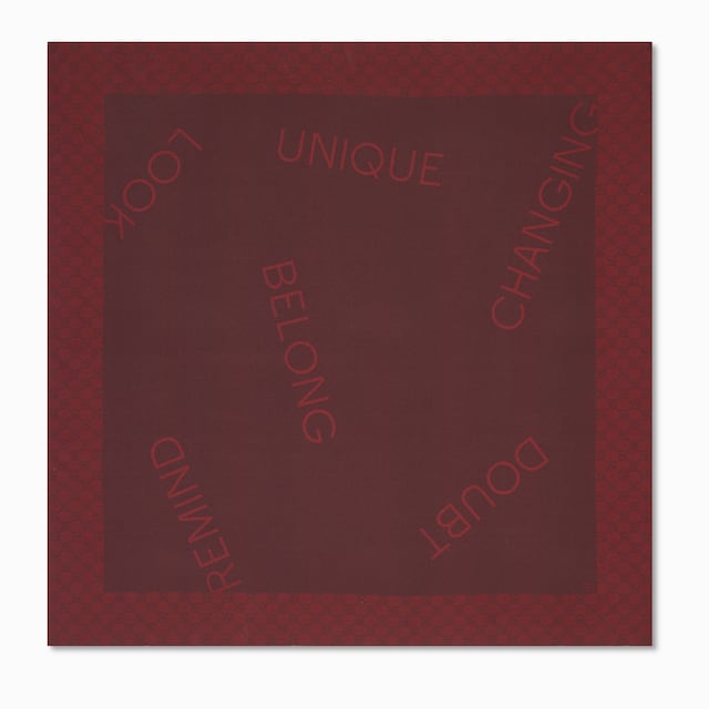 90 x 90 project printed silk carré