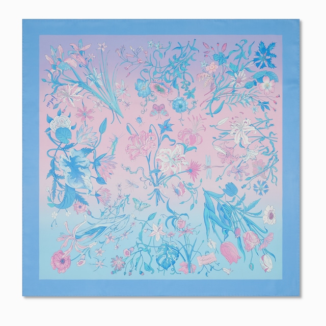 90 x 90 project printed silk carré