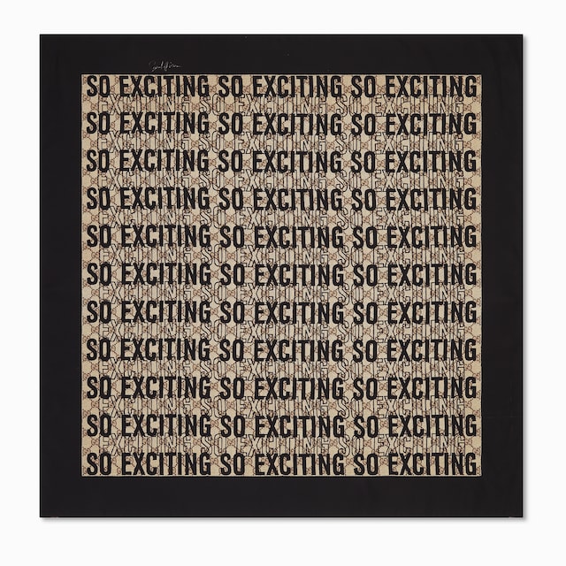 90 x 90 project printed silk carré