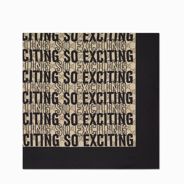 90 x 90 project printed silk carré