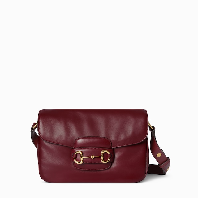 Bolsa para el hombro pequeña Gucci Horsebit 1955 Aura