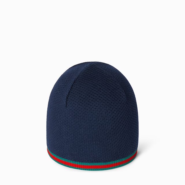 Gorro algodón con tribanda Web para bebé