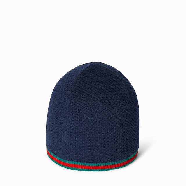 Gorro algodón con tribanda Web para bebé