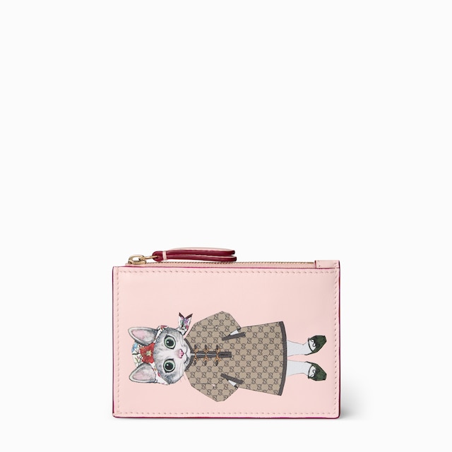 GUCCI 日本限定 ヒグチユウコ バイカラーキーケース 日本限定 ヒグチユウコ バイカラー キーケース ベージュ＆ライト