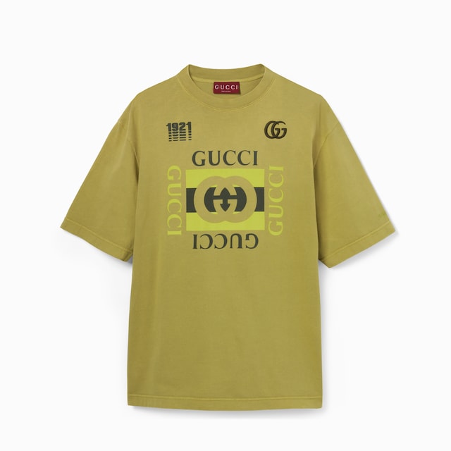 Printed cotton jersey T-shirt