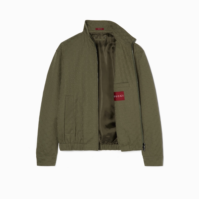Blouson aviateur en toile GG