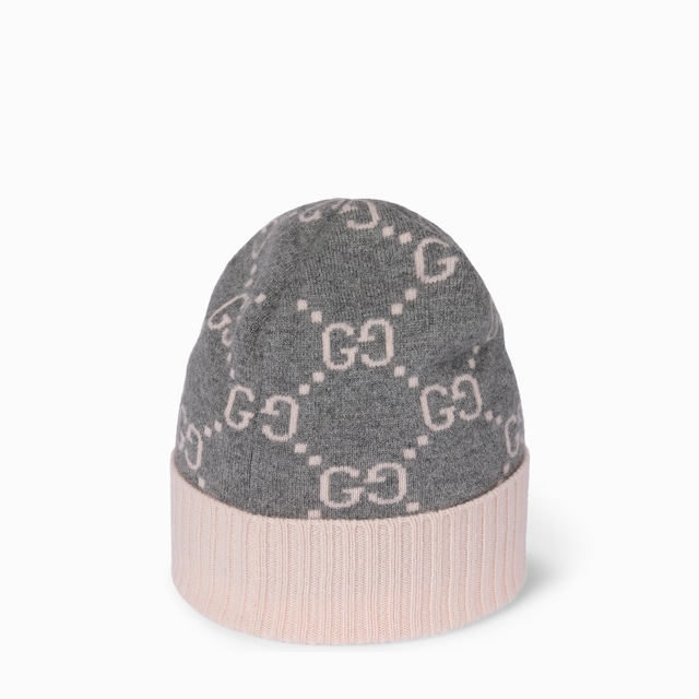GG cashmere jacquard hat
