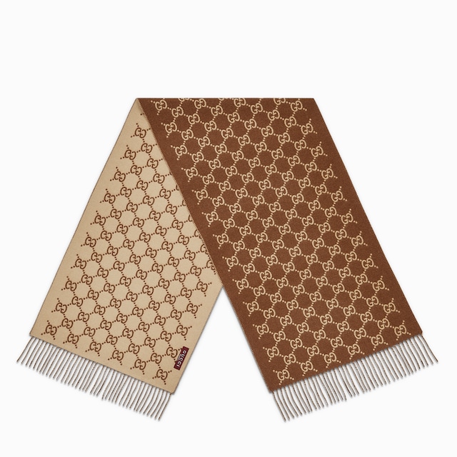 GG cashmere scarf