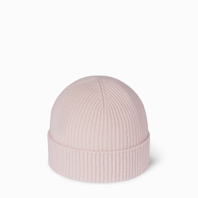 Cashmere hat with patch
