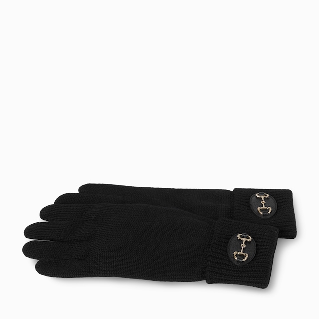 Wool gloves with Horsebit