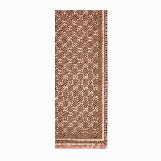 GG wool scarf