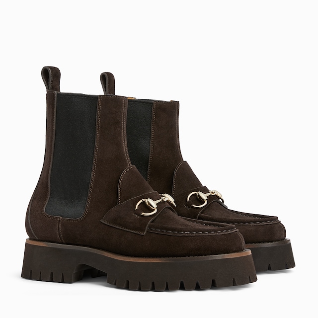 Damenstiefelette mit Horsebit